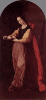 Zurbaran, Francisco de - St Agatha